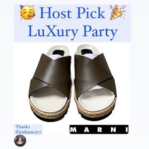 NWOT•Marni Fussbett Sandals